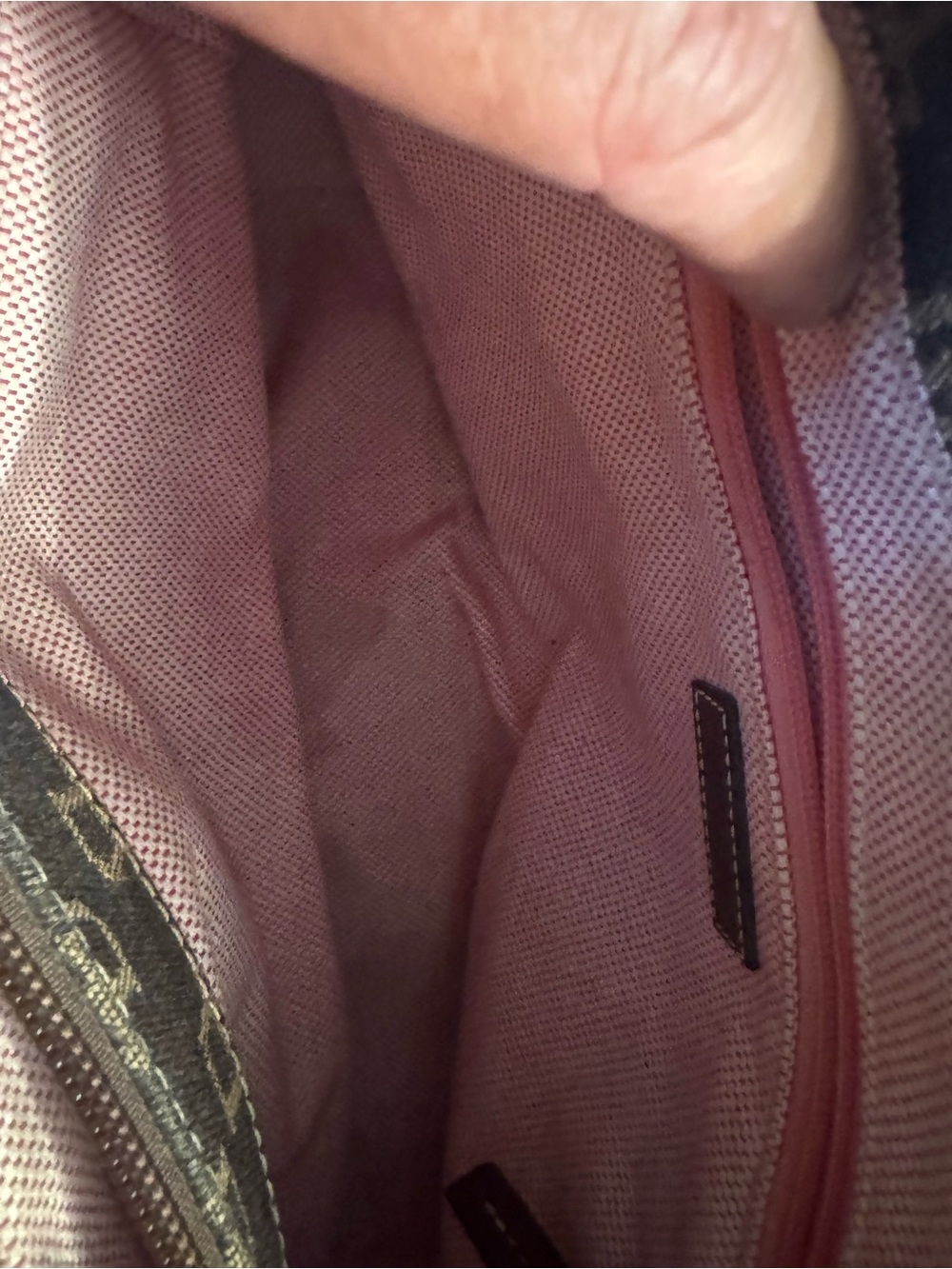 Dooney & Bourke Brown Monogram Satchel with Dark Brown Trim in excellent con. - Picture 4 of 7